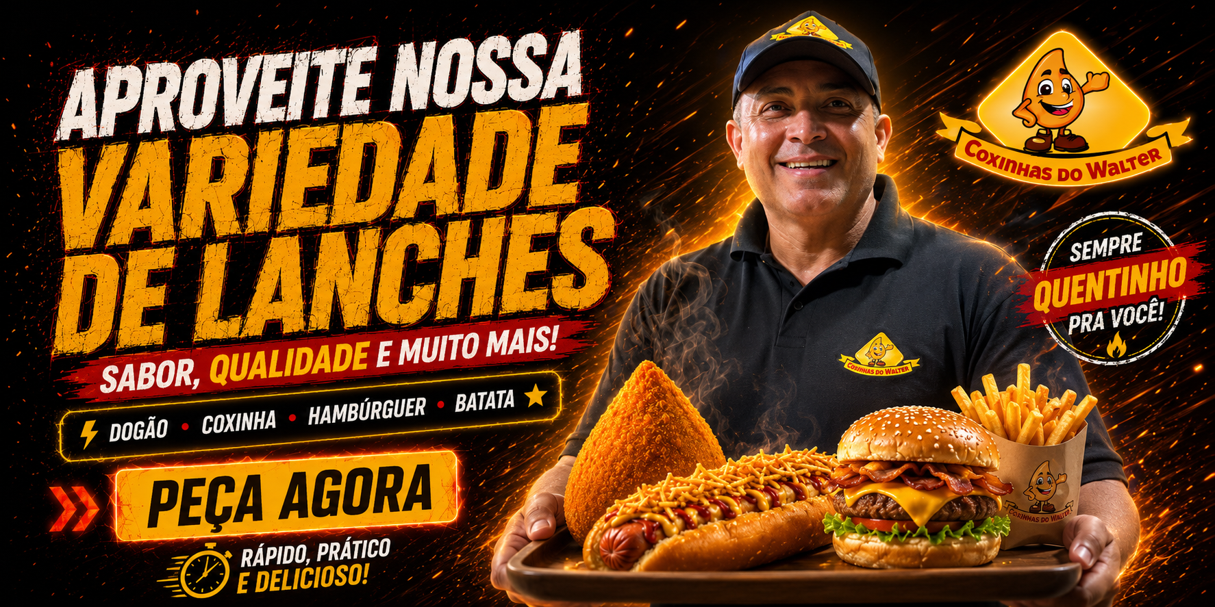 Destaque da Coxinhas do Walter