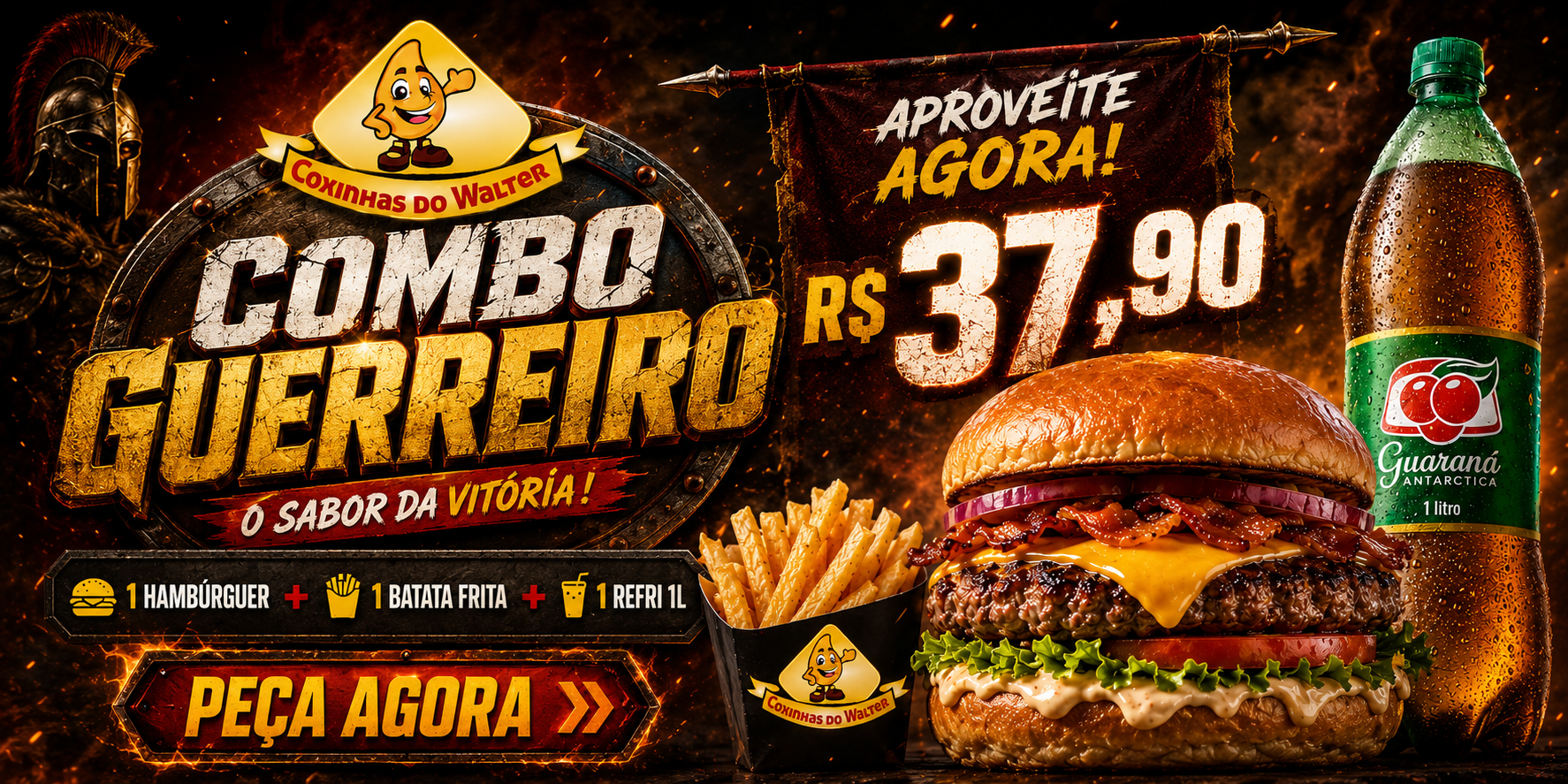 Produto em destaque da Coxinhas do Walter